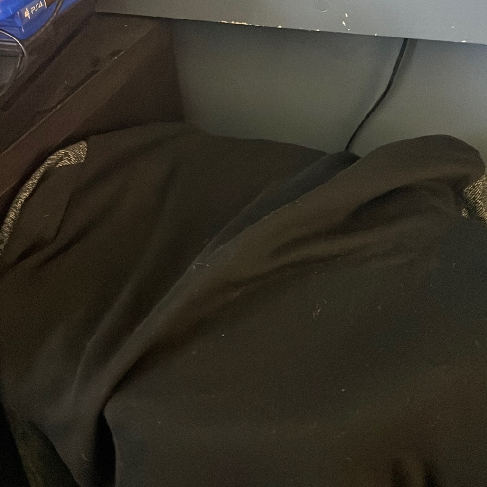 Black hoodie with zippers